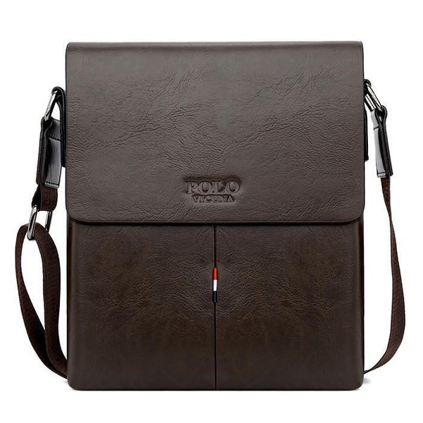 Снимка на Мъжка кожена чанта Vicuna Polo Loriouz, Кафява, Vicuna Polo, цена 40.90 лв