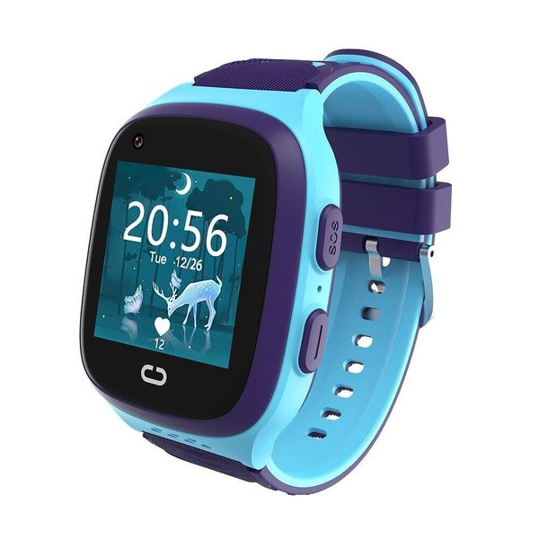 Детски Смарт часовник NUBKI LT31, 4G, Сим карта и камера, GPS+LBS+Wi-Fi Tracking, Видео разговор, Син